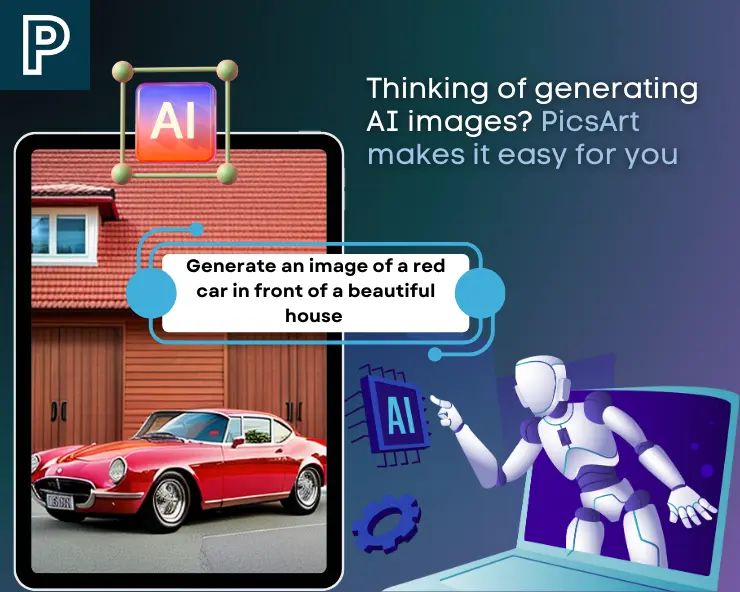 Picsart MOD APK AI image generator