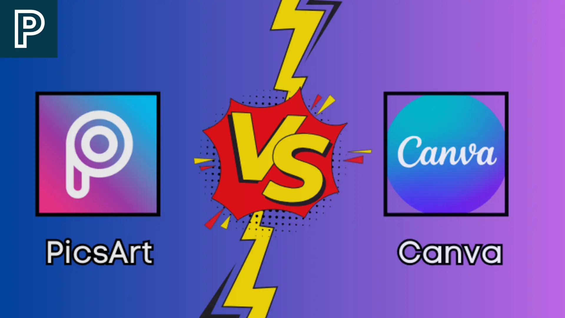 Picsart vs. Canva Featured Image